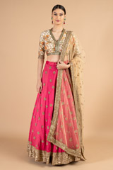 Fuchsia  Lehenga  Set754 video